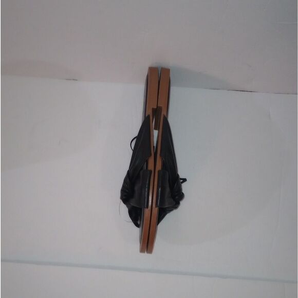 🆕👡LOFT Knotted Leather Sandals - Black, Sz 8 - Picture 5 of 6